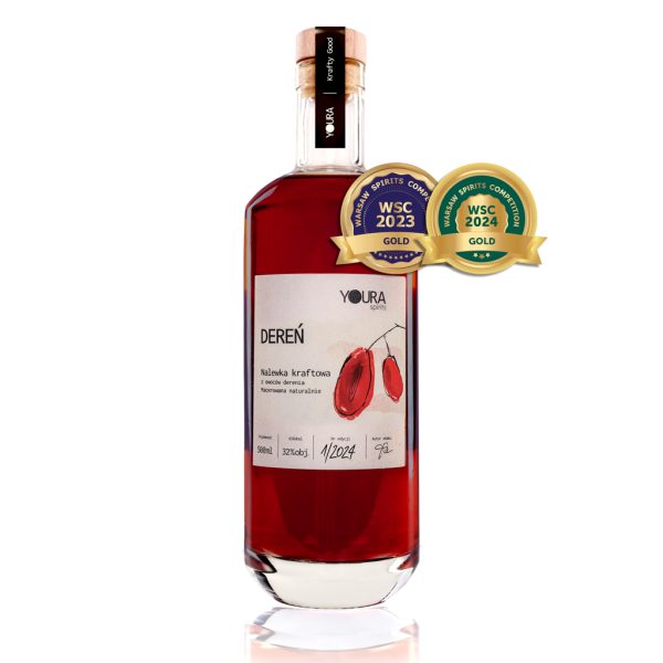 Nalewka DEREŃ Youra Spirits  0,5l 32% limited edition